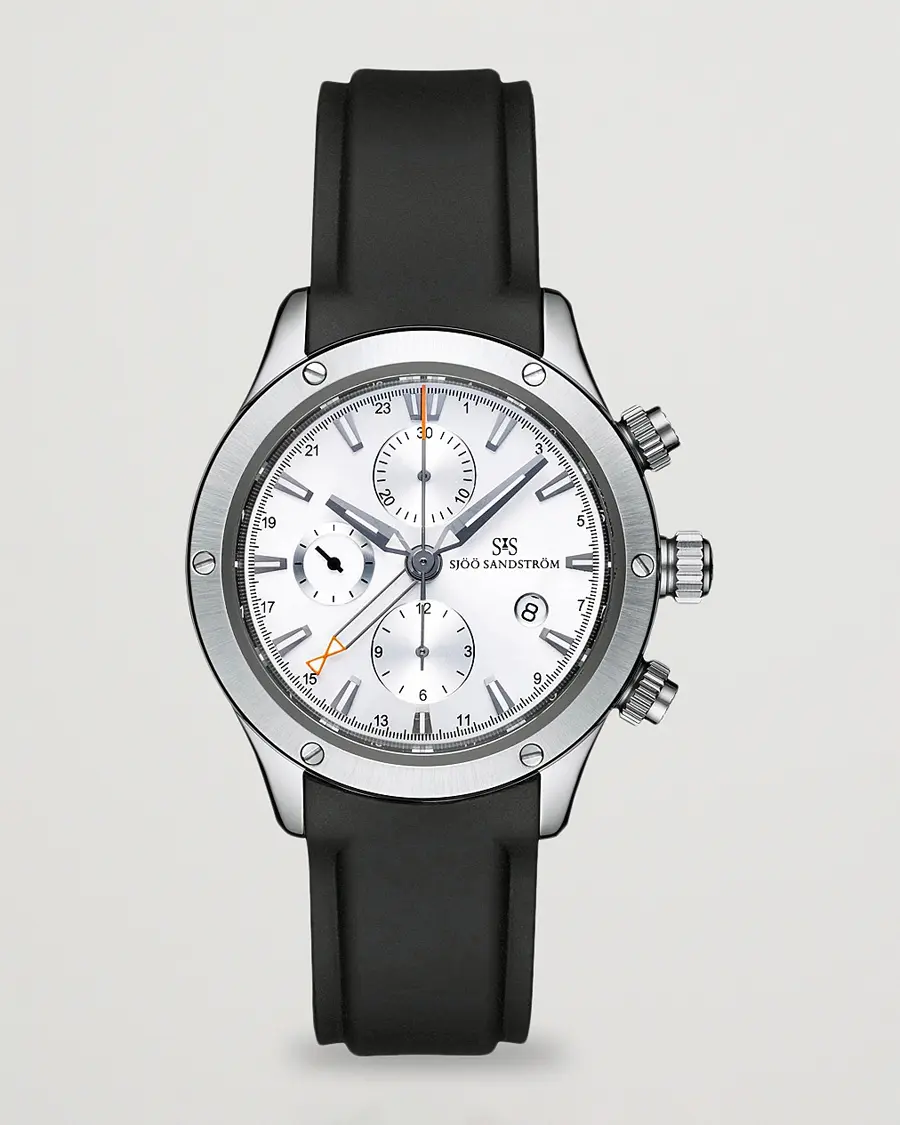 Sjöö Sandström UTC Extreme 44,2mm Silver and Black Rubber