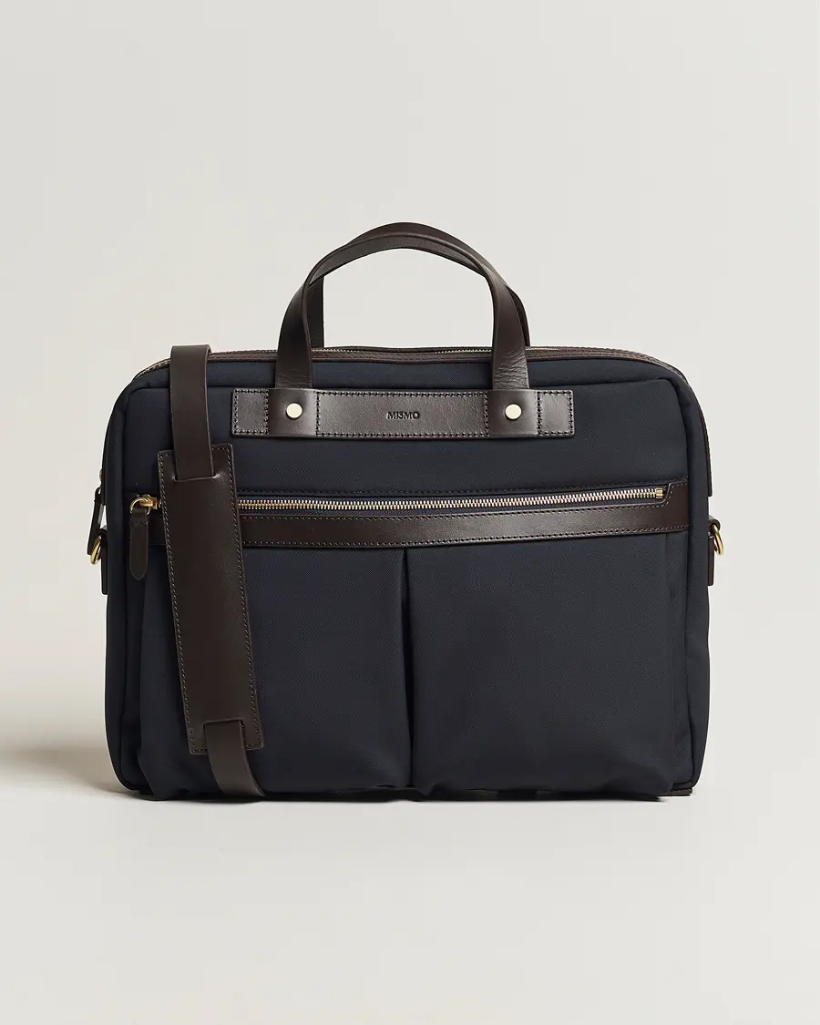 MismoM/S Nylon OfficeNavy/Dark Brown