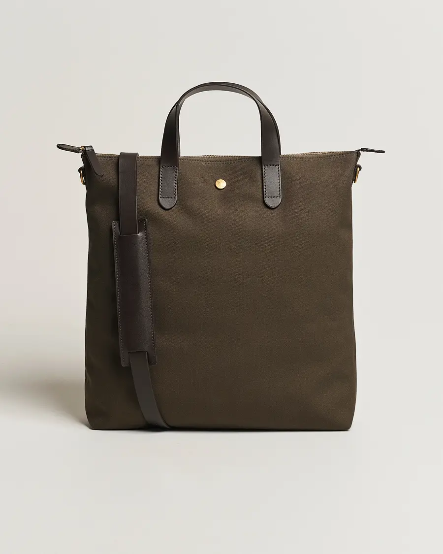 MismoM/S Canvas ShopperArmy/Dark Brown
