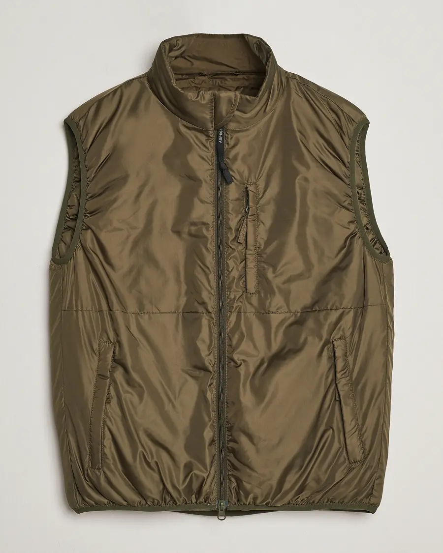 Aspesi Jil Padded Vest Dark Military