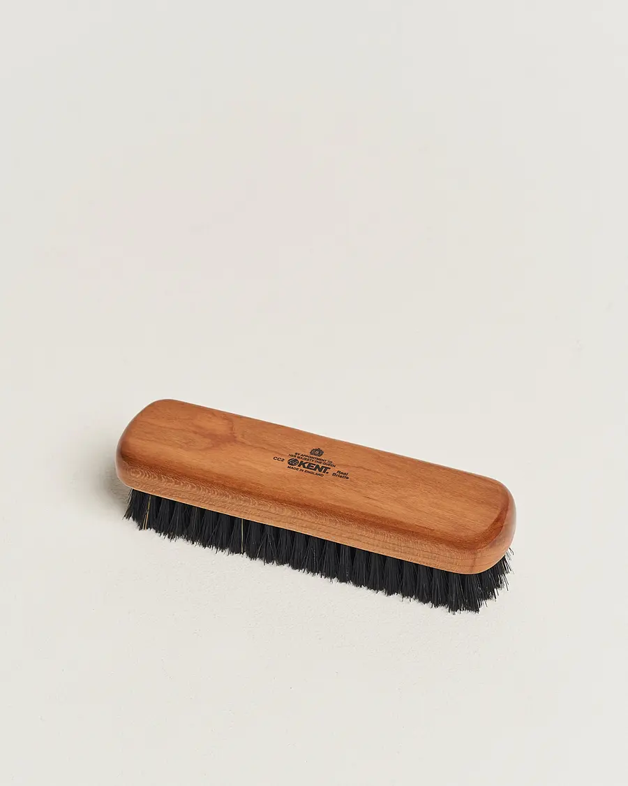 Kent Brushes Small Cherry Wood Travel Clothing Brush