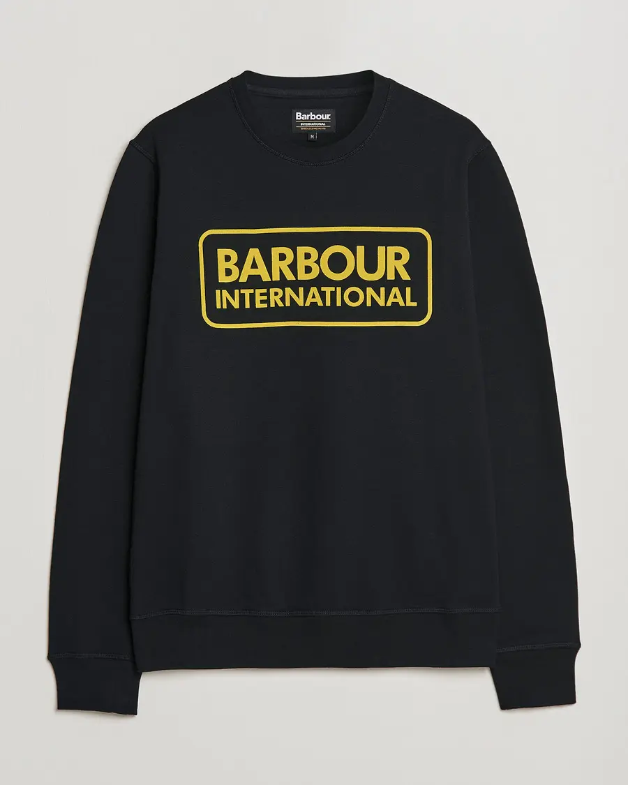 Barbour International Large Logo Sweatshirt Black