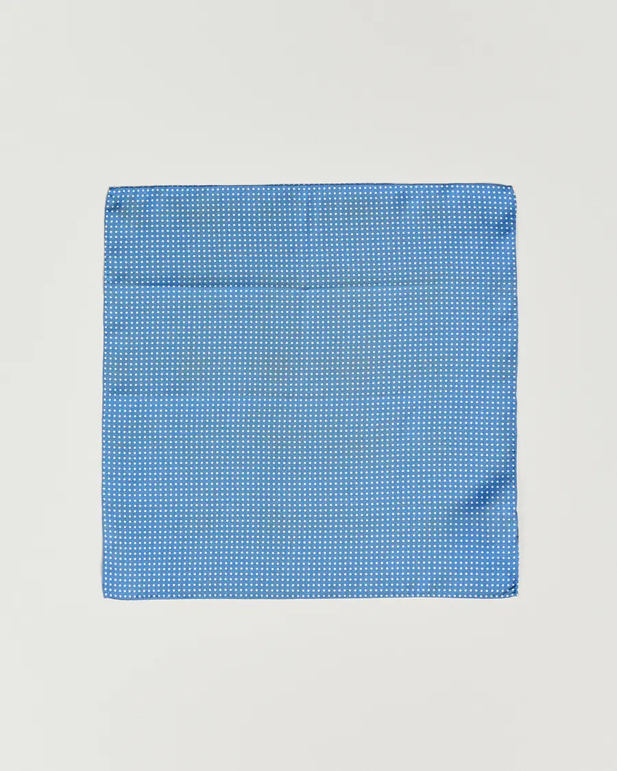 Amanda Christensen Handkerchief Dot Silk Sky Blue