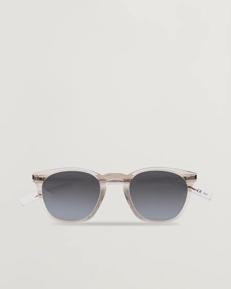 Saint Laurent SL 28 Sunglasses Beige/Silver