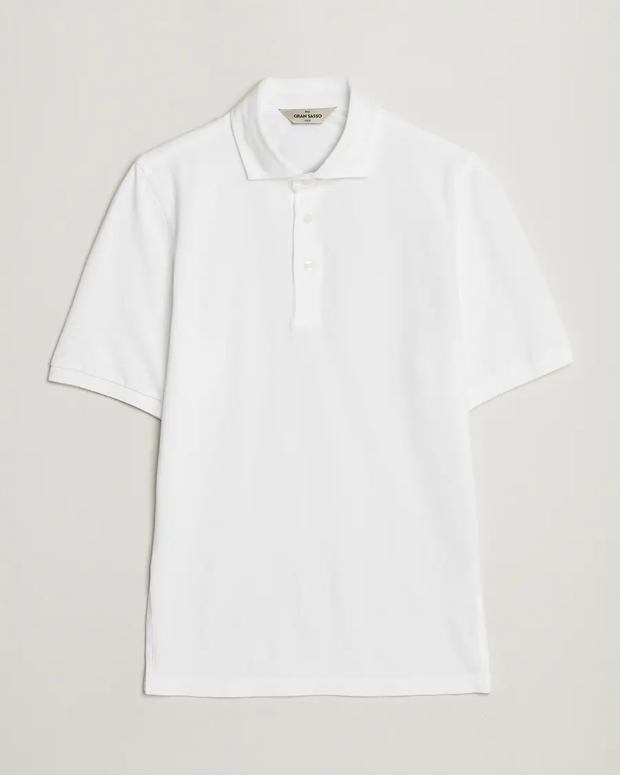 Gran Sasso Washed Polo White