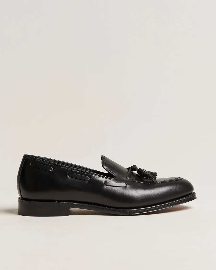 Loake 1880 Russell Tassel Loafer Black Calf