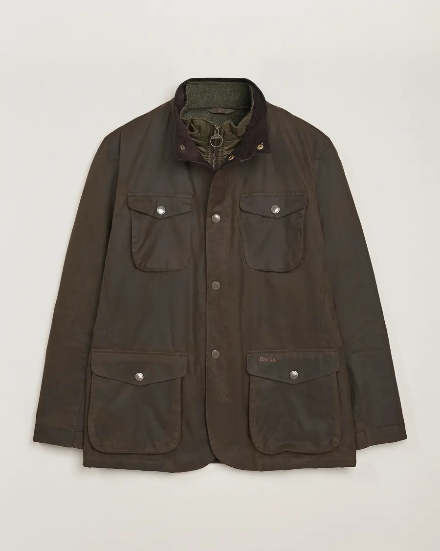 Barbour Lifestyle Ogston Waxed Jacket Olive