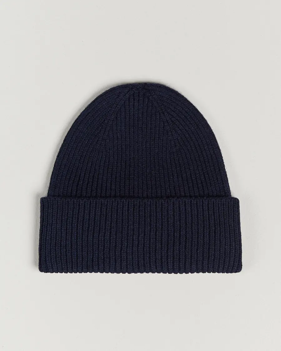 Colorful StandardMerino Wool BeanieNavy Blue