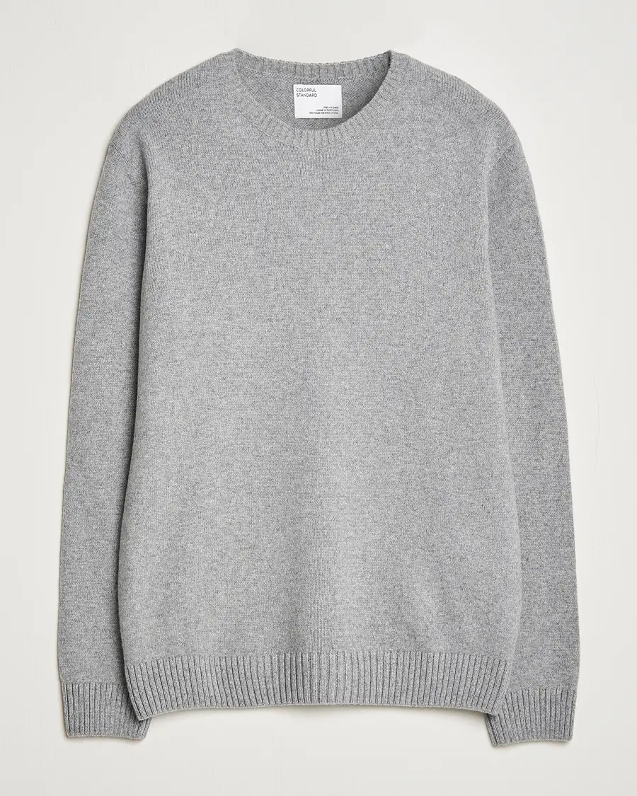 Colorful Standard Classic Merino Wool Crew Neck Heather Grey