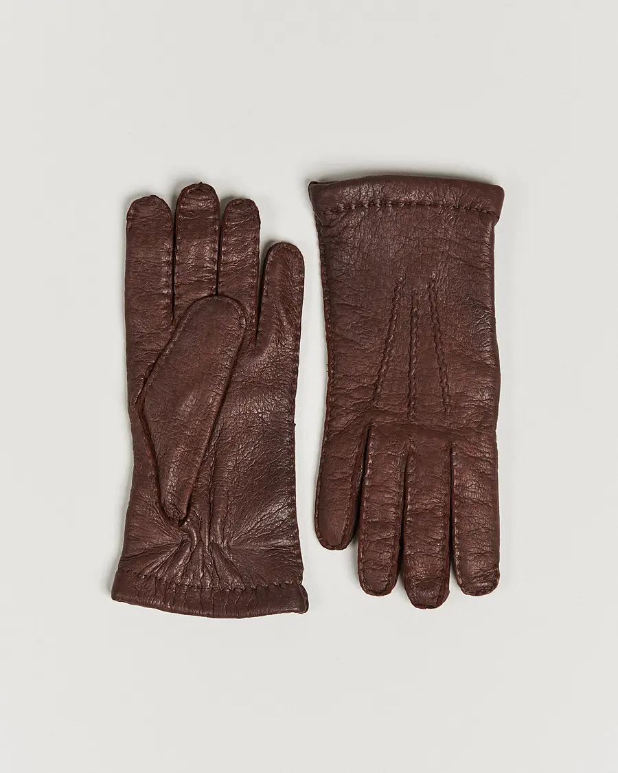 Hestra Peccary Handsewn Cashmere Lined Glove Siena