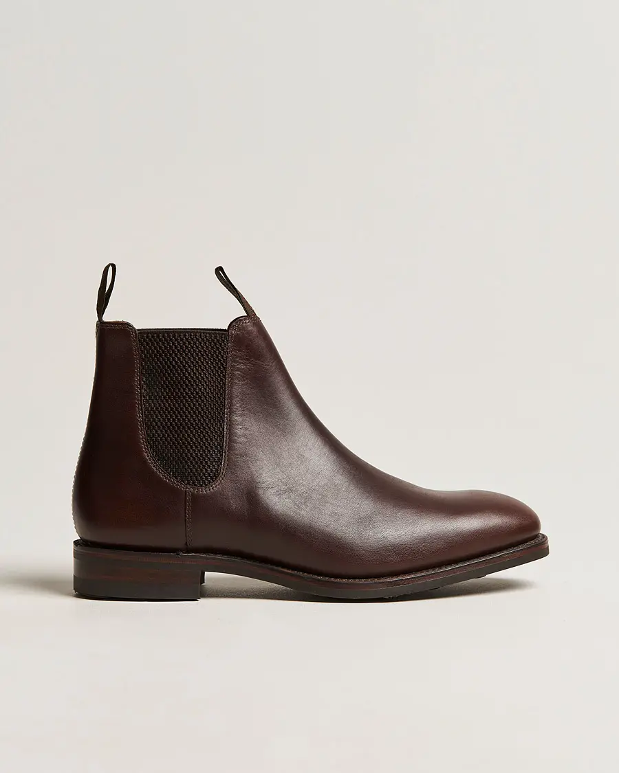 Loake 1880 Chatsworth Chelsea Boot Dk Brown Waxy Calf
