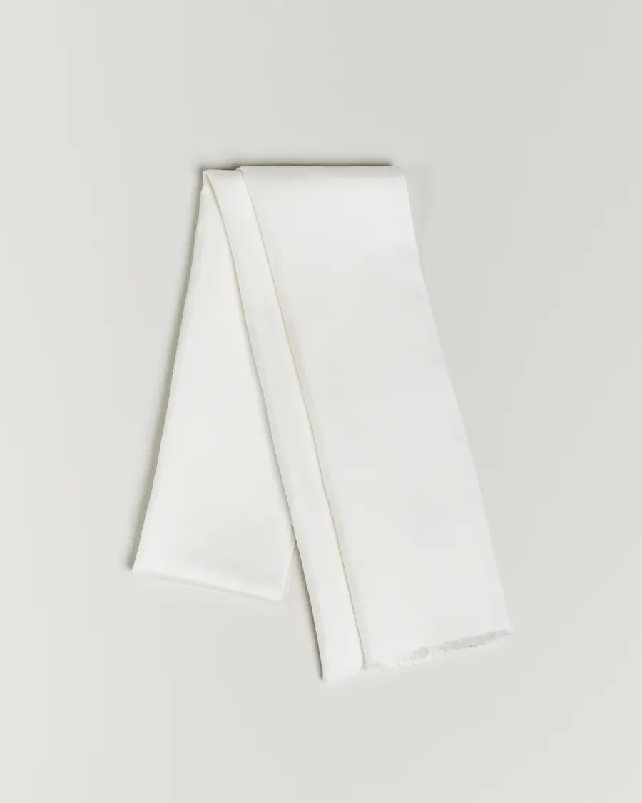Amanda Christensen Ceremony Self Fringes Scarf White