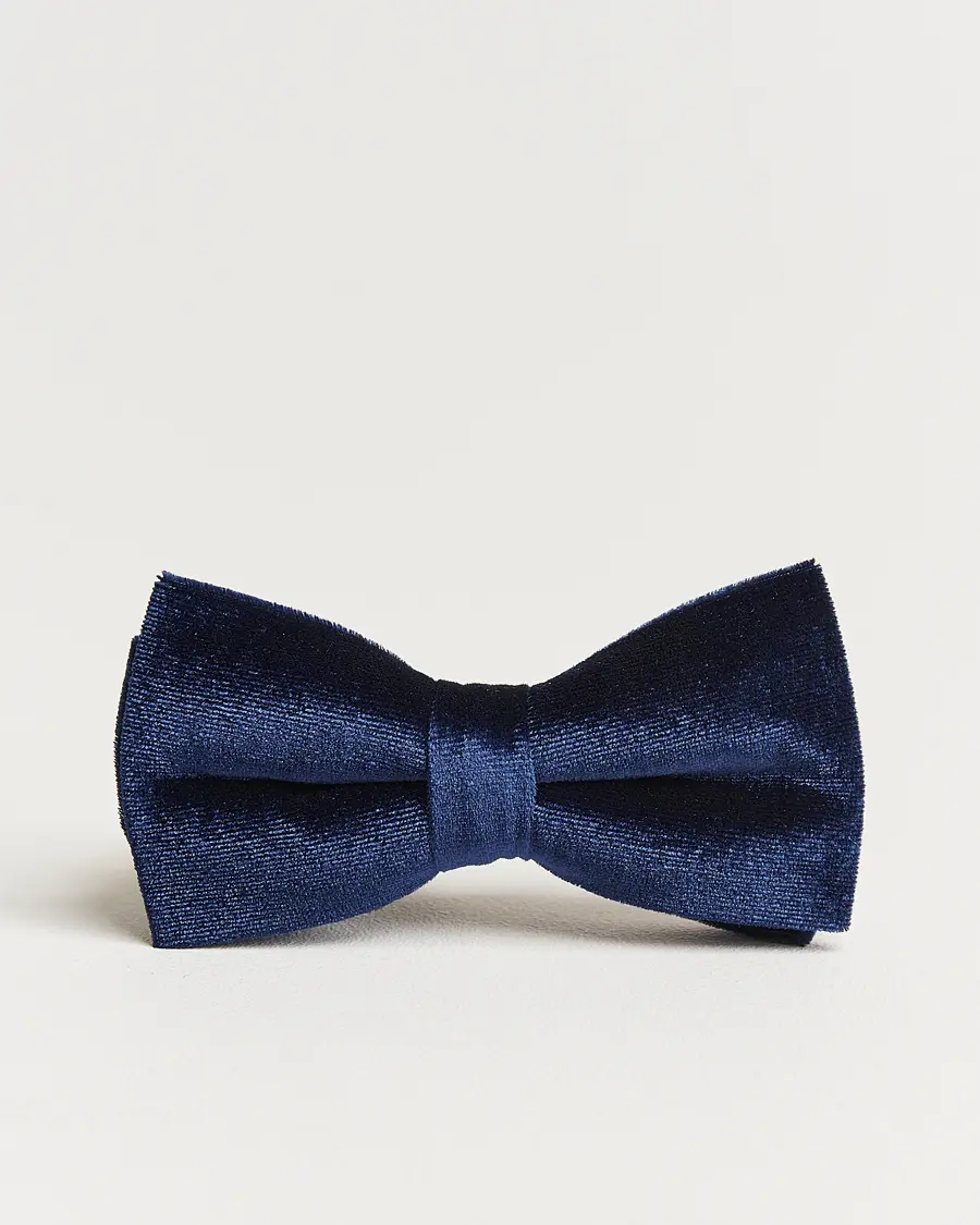 Amanda Christensen Velvet Pre Tie Navy