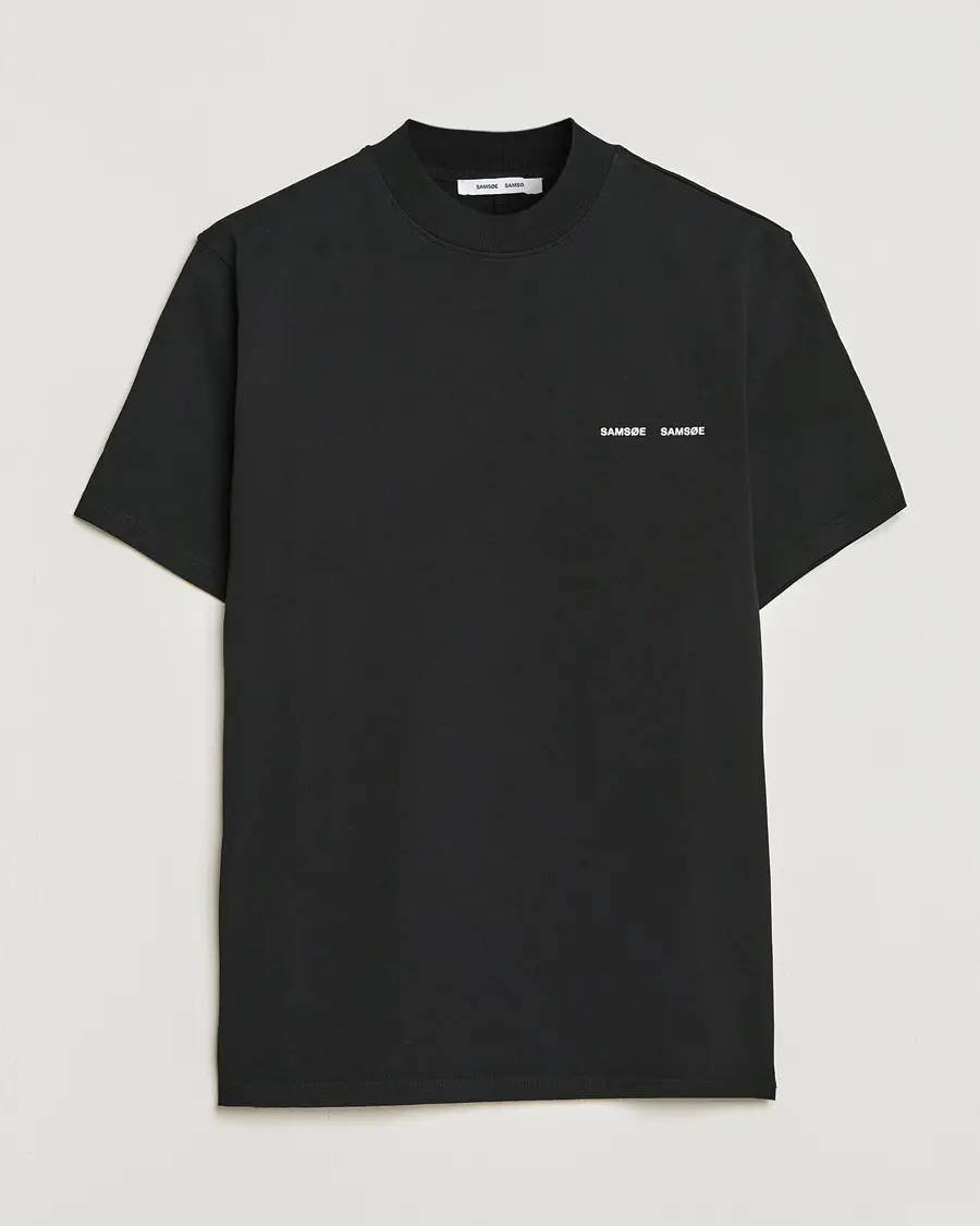Samsøe Samsøe Norsbro Organic Cotton Tee Black