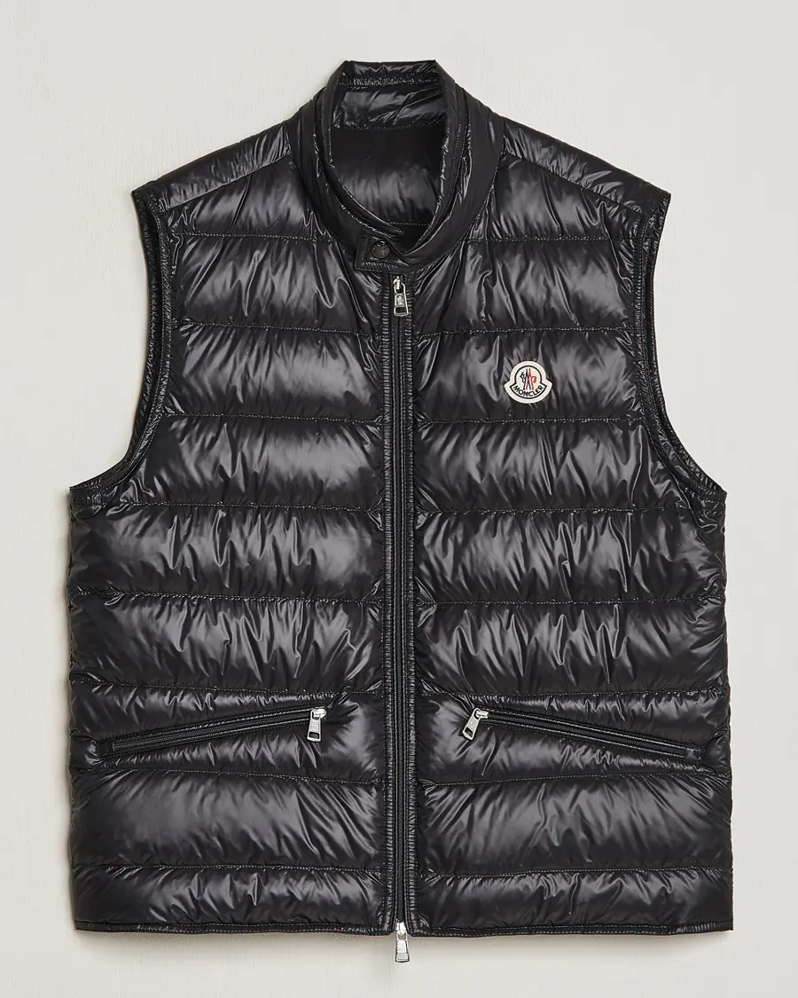 Moncler Gui Down Vest Black