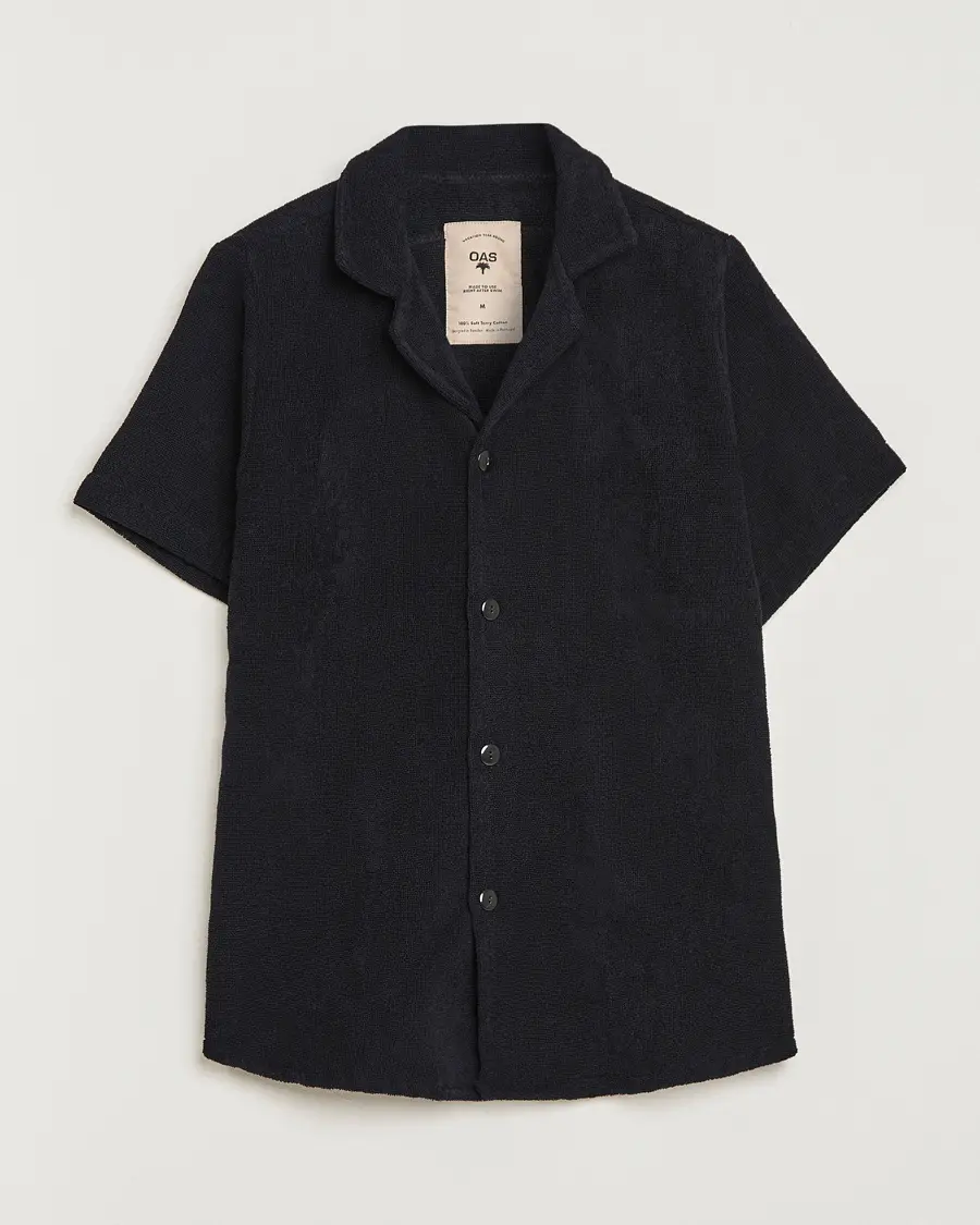 OAS Terry Cuba Short Sleeve Shirt Black