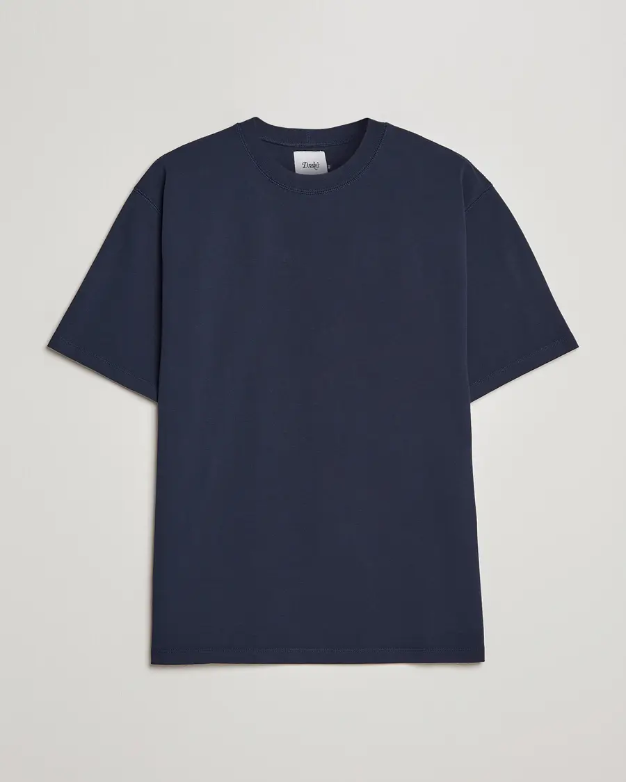 Drake's Short Sleeve Hiking T-Shirt Navy