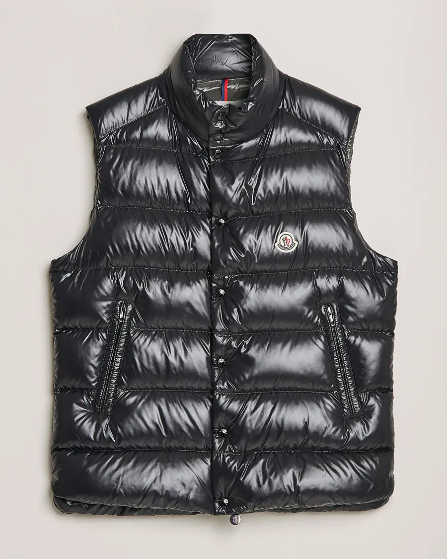 Moncler Tibb Down Vest Black