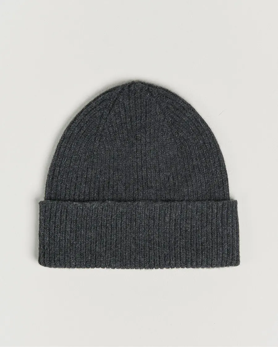 Le BonnetLambswool/Caregora BeanieGraphite