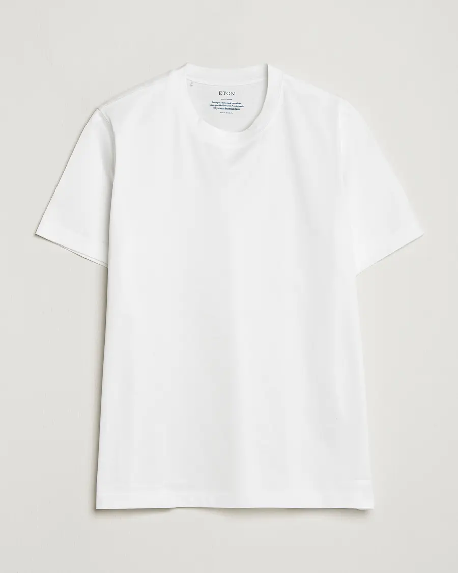 Eton Filo Di Scozia Cotton T-Shirt White