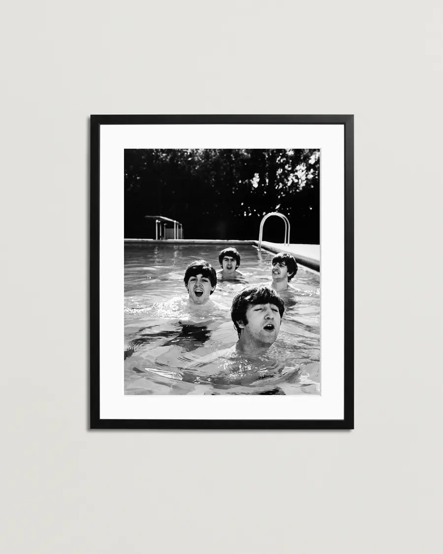 Sonic Editions Framed Beatles Taking A Dip