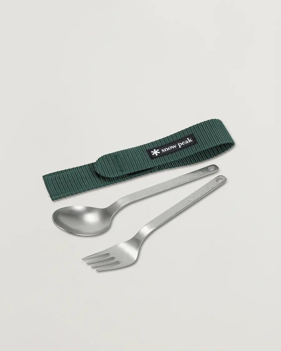 Snow Peak Fork & Spoon Set Titanium