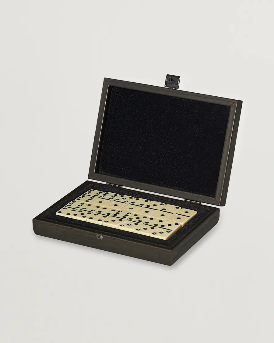 Manopoulos Wooden Domino Case Black