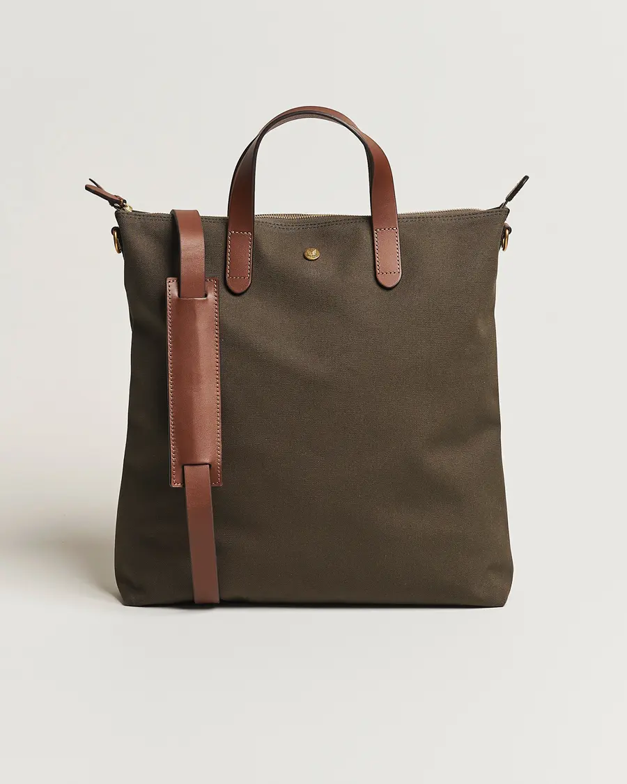 Mismo M/S Canvas Shopper Army/Cuoio