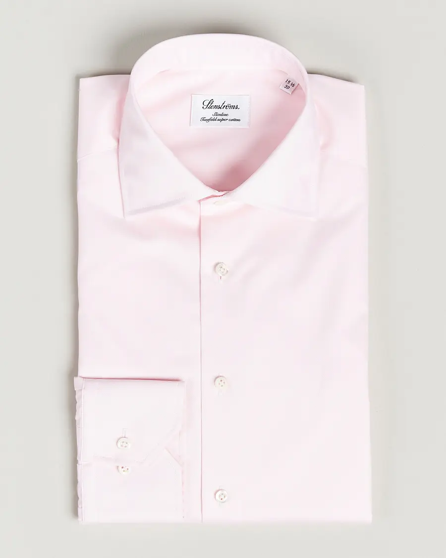 Stenströms Slimline Cut Away Shirt Pink