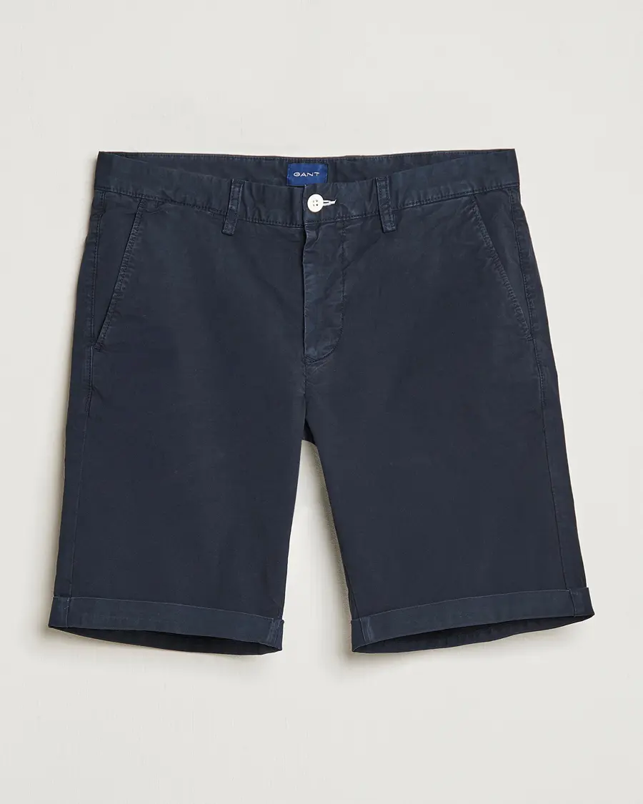 GANT Regular Sunbleached Shorts Marine