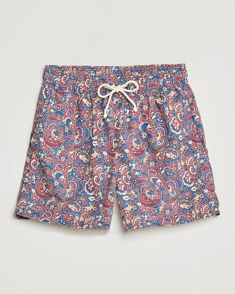 Ripa Ripa Mediterraneo Printed Swimshorts Petrol/Bordeaux