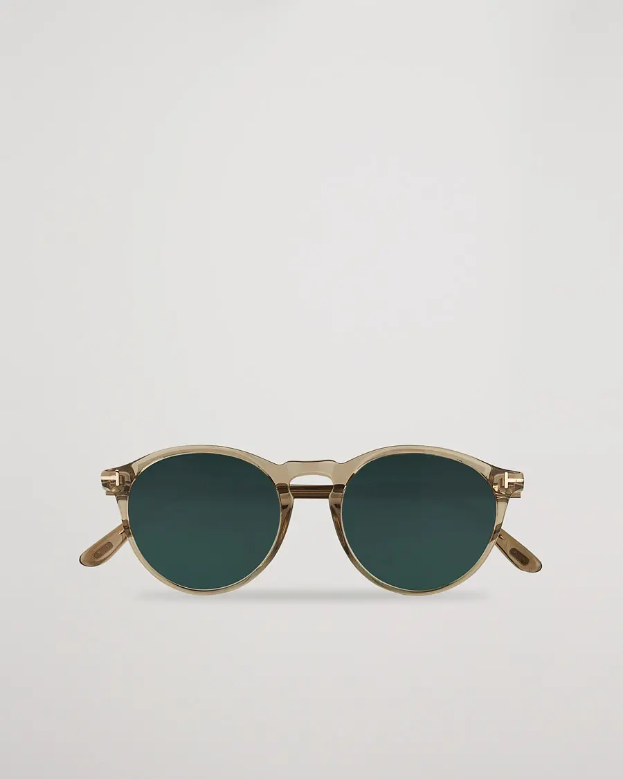 Tom Ford Aurele Sunglasses Shiny Beige/Blue