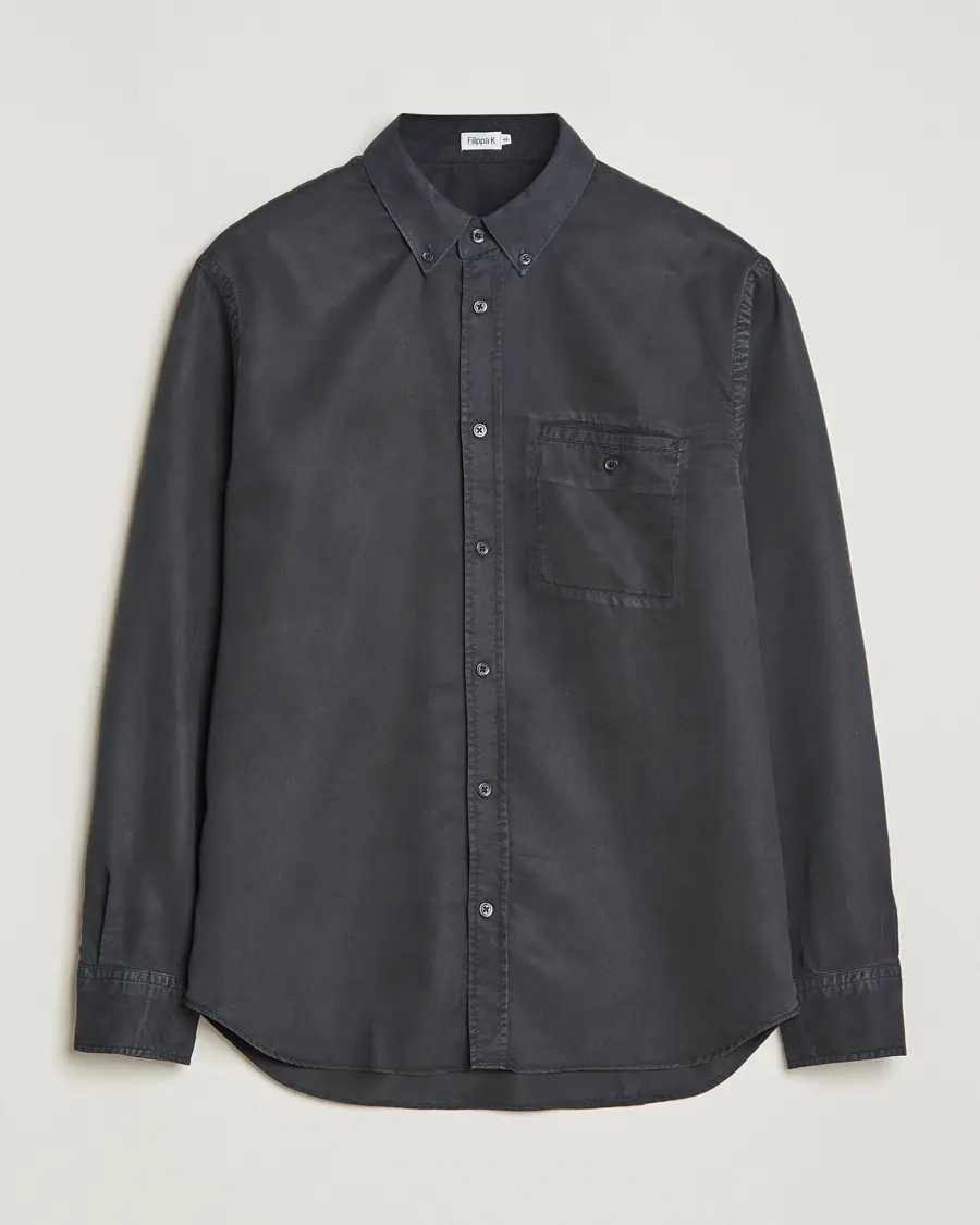 Filippa K Zachary Tencel Shirt Almost Black
