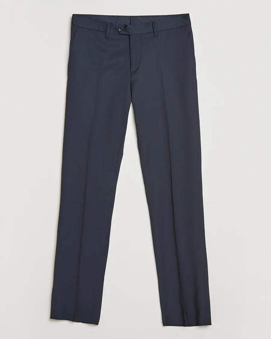 Lardini Wool Trousers Navy