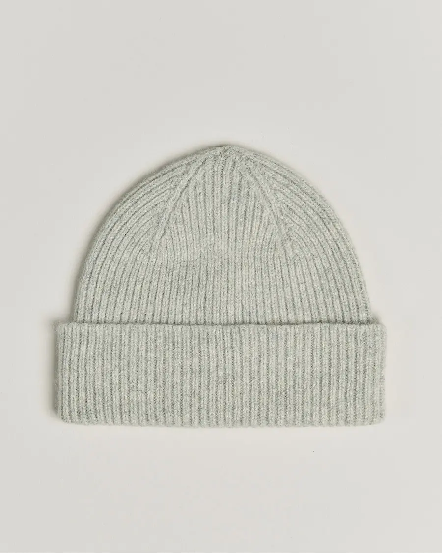 Le BonnetLambswool/Caregora BeanieSilver