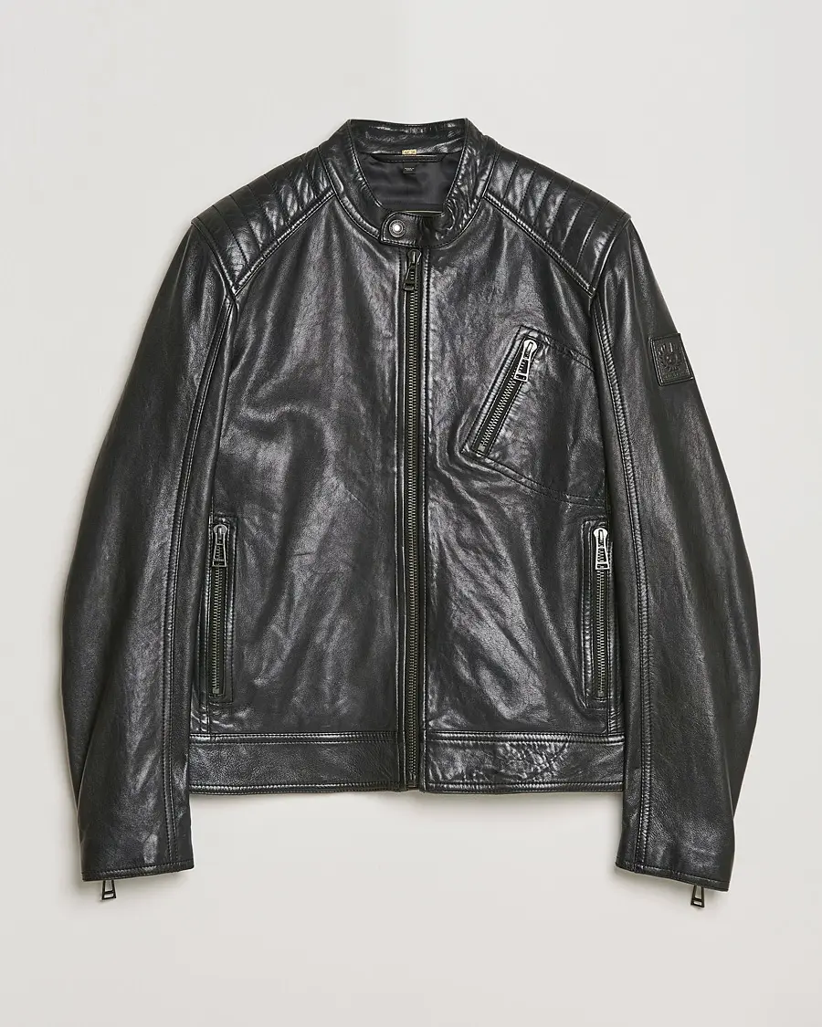 Belstaff V Racer 2.0 Leather Jacket Black