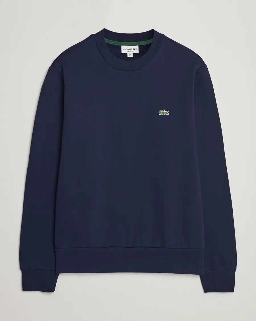 Lacoste Crew Neck Sweatshirt Navy Blue