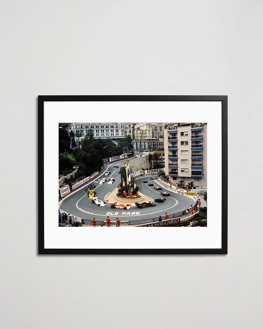 Sonic Editions Framed 1977 Monaco GP