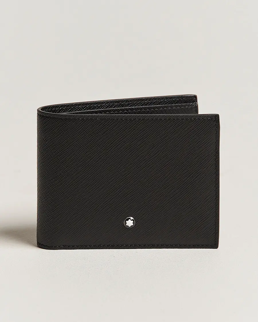 Montblanc Sartorial Wallet 6cc with 2 View Pockets Black