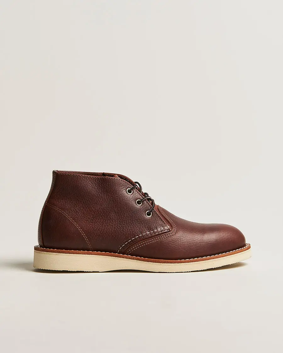 Red Wing Shoes Work Chukka Briar Oil Slick Leather