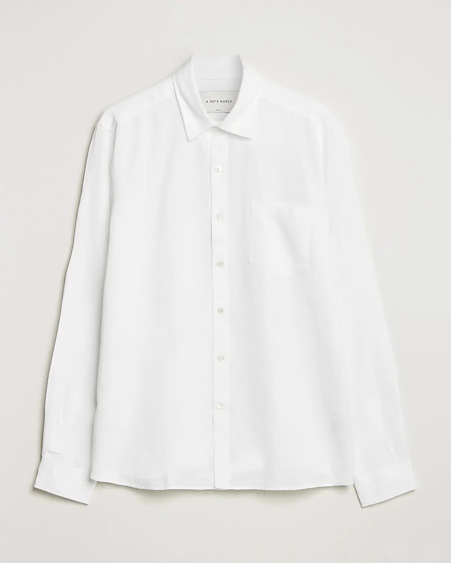 A Day's March Daintree Lyocell Shirt White