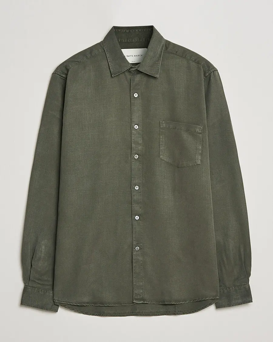 A Day's March Daintree Lyocell Shirt Olive