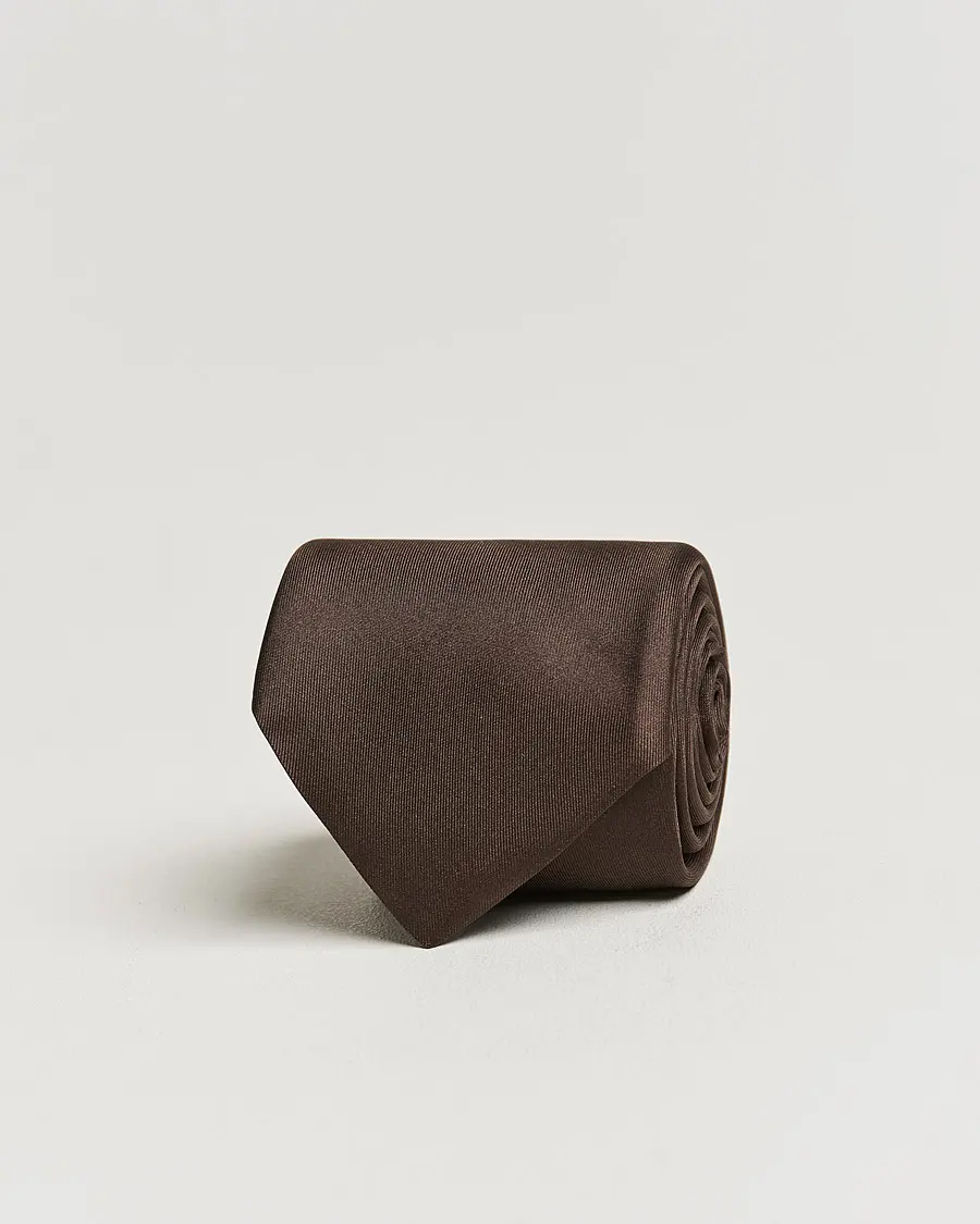 Stenströms Silk Tie Brown