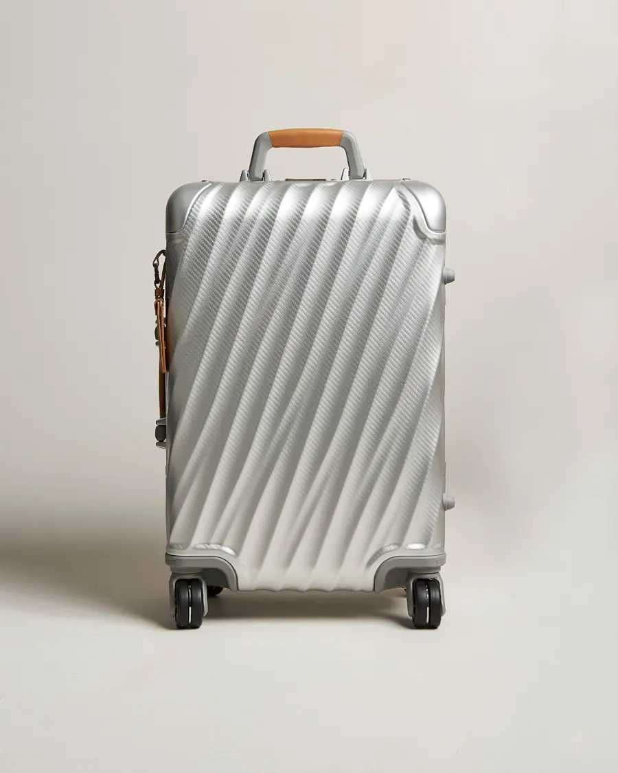 TUMI International Carry-on Aluminum Trolley Texture Silver