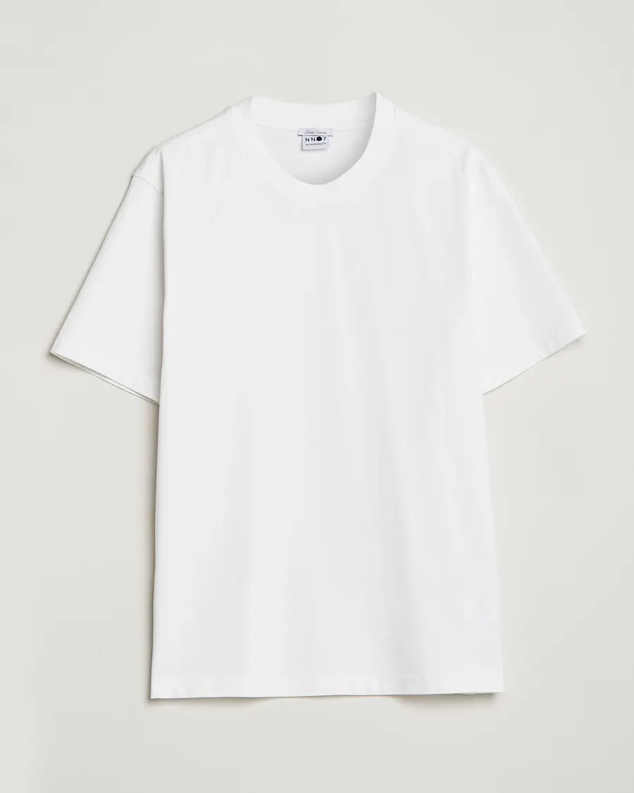 NN07 Adam Pima Crew Neck T-Shirt White