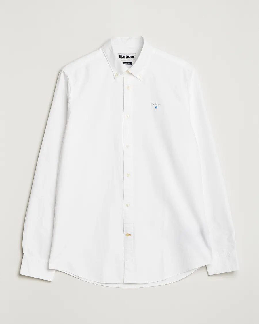 Barbour Lifestyle Tailored Fit Oxford 3 Shirt White