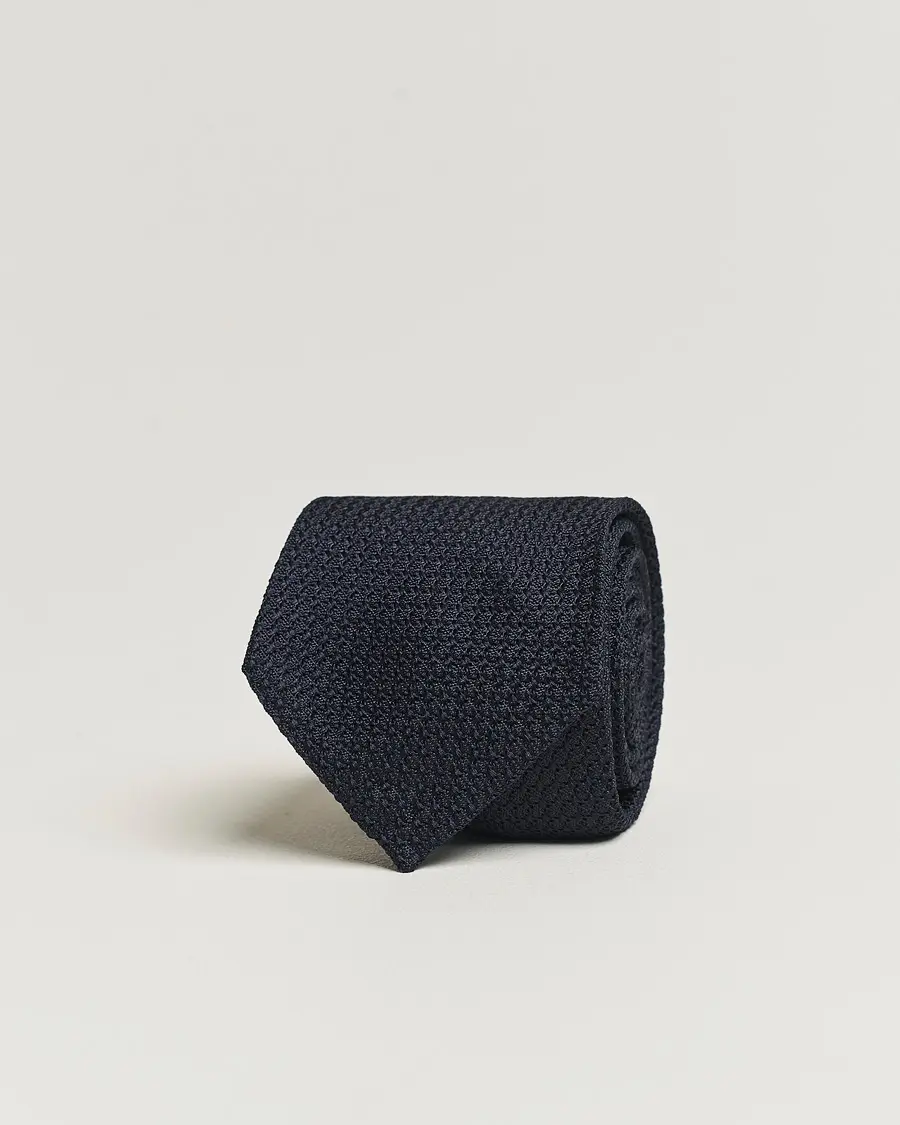 Eton Grenadine Tie Dark Blue
