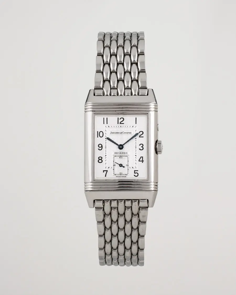 Jaeger-LeCoultre Pre-Owned Reverso Duoface 270.8.54 Steel Silver Black