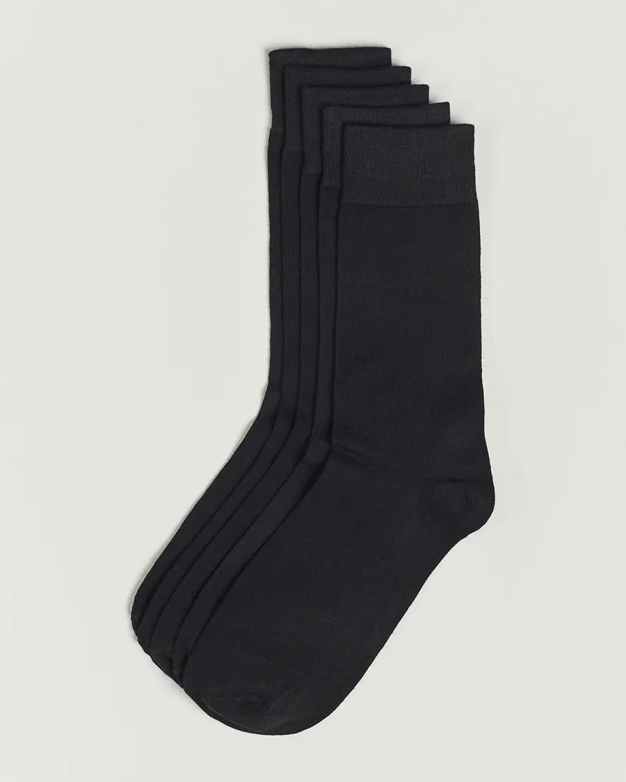Bread & Boxers 5-Pack Socks Black
