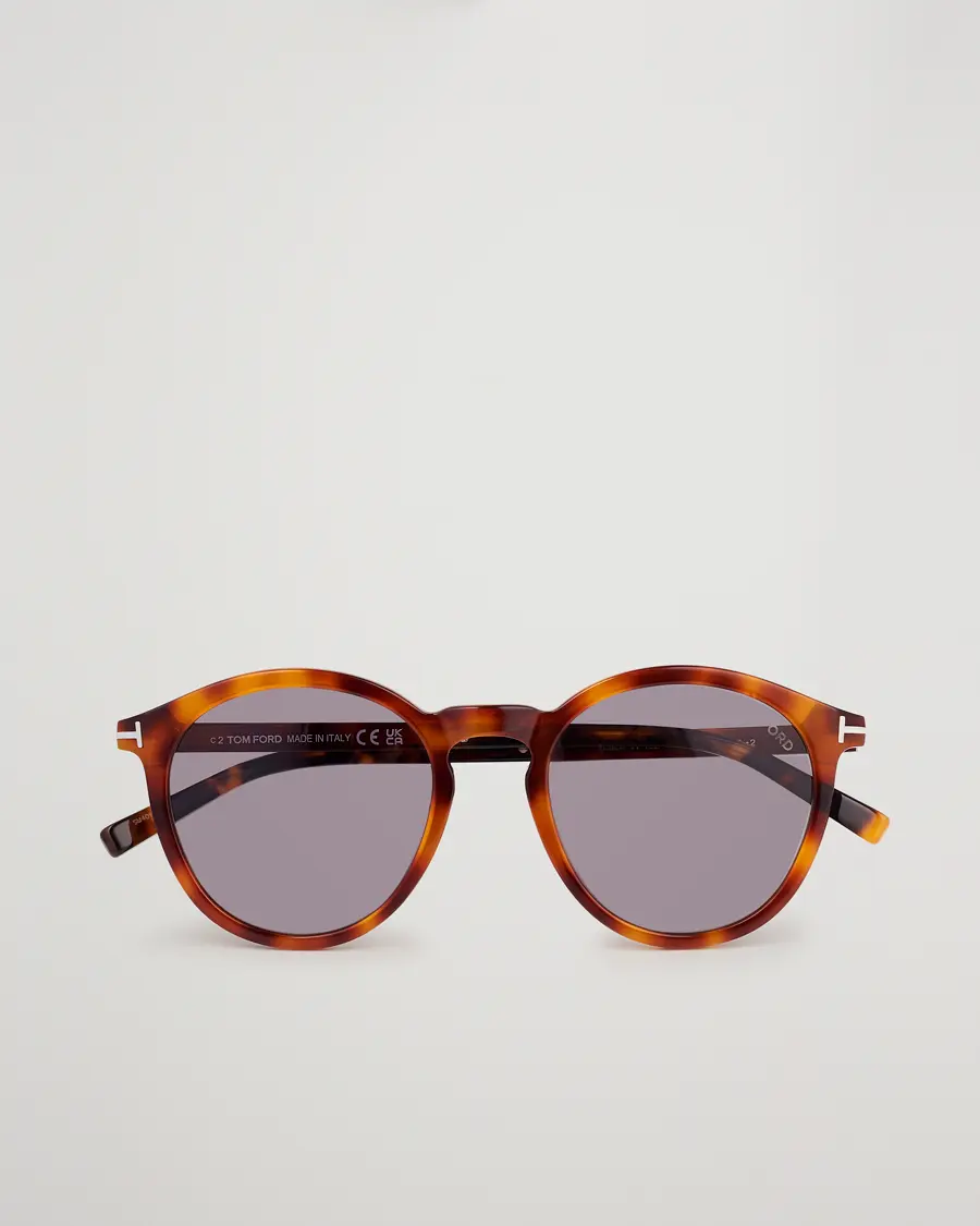 Tom Ford Elton Sunglasses Blonde Havana/Smoke